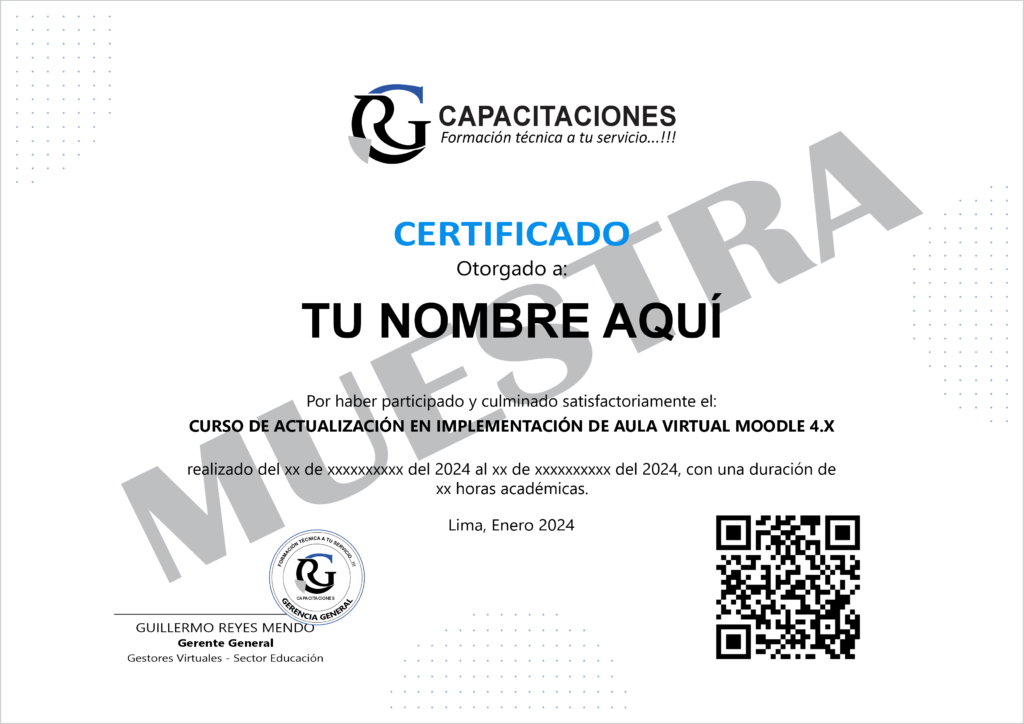 muestra certificado, modelo certificado, grcapacitaciones