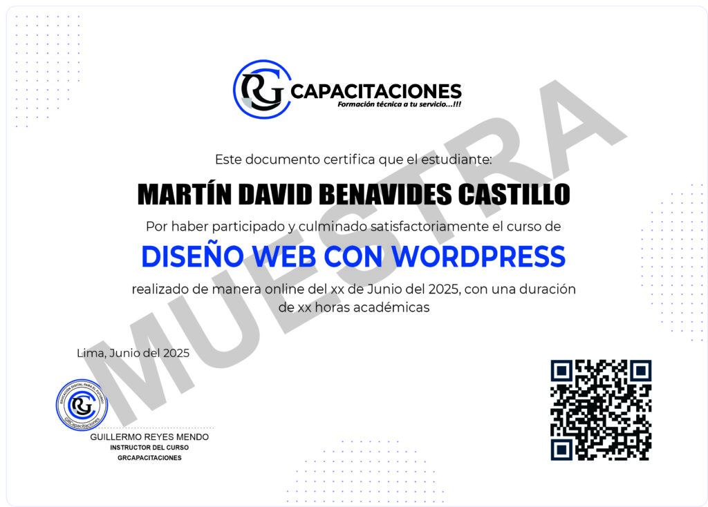 certificado